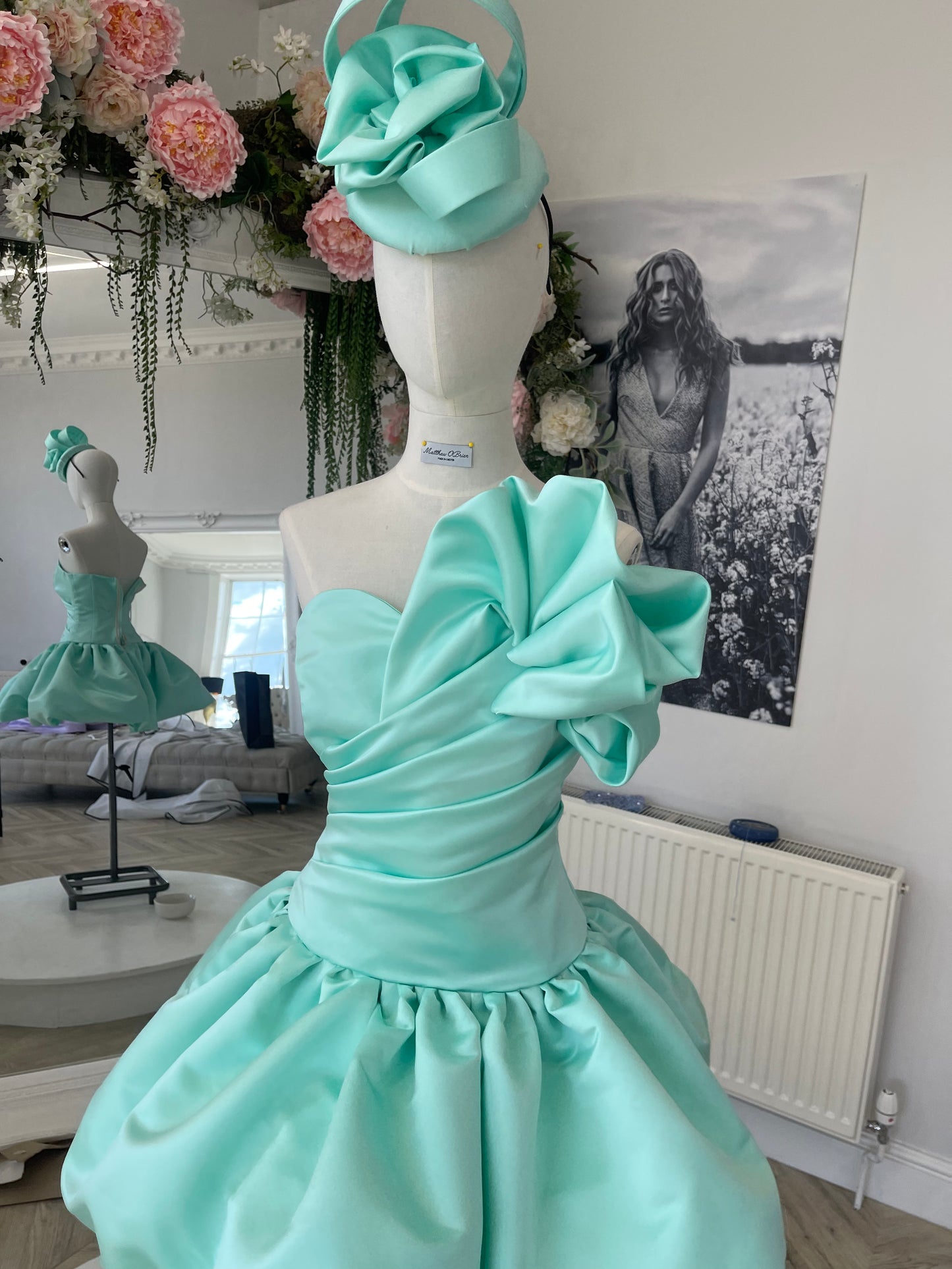 Mint Green Ruffle Dress