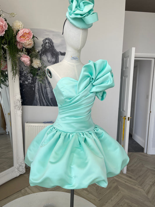 Mint Green Ruffle Dress