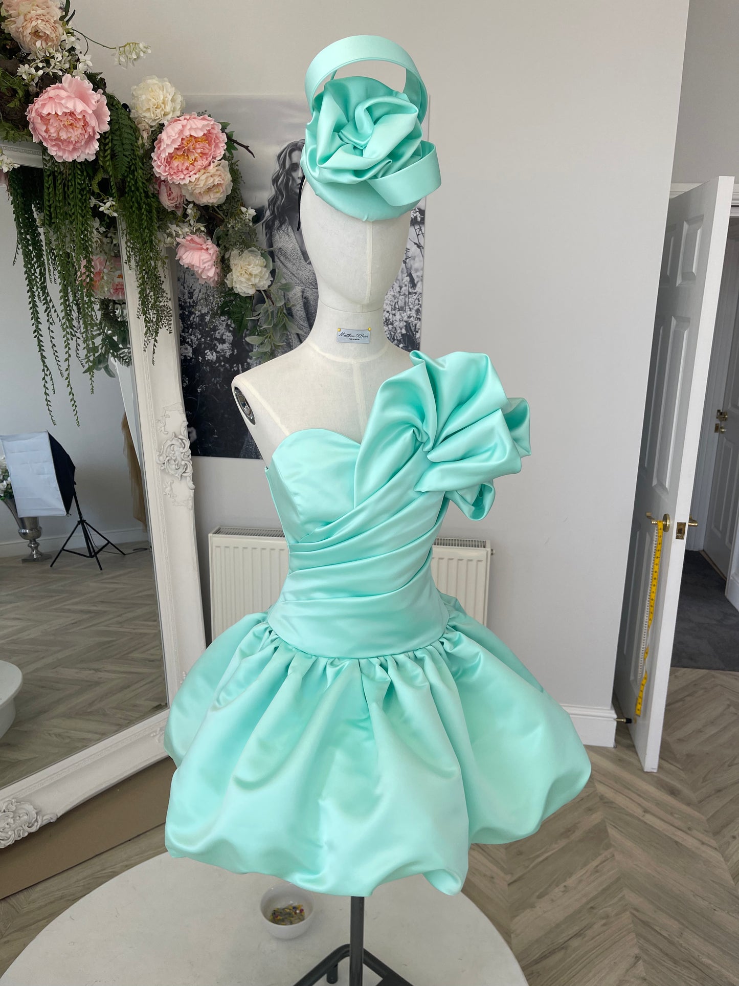 Mint Green Ruffle Dress