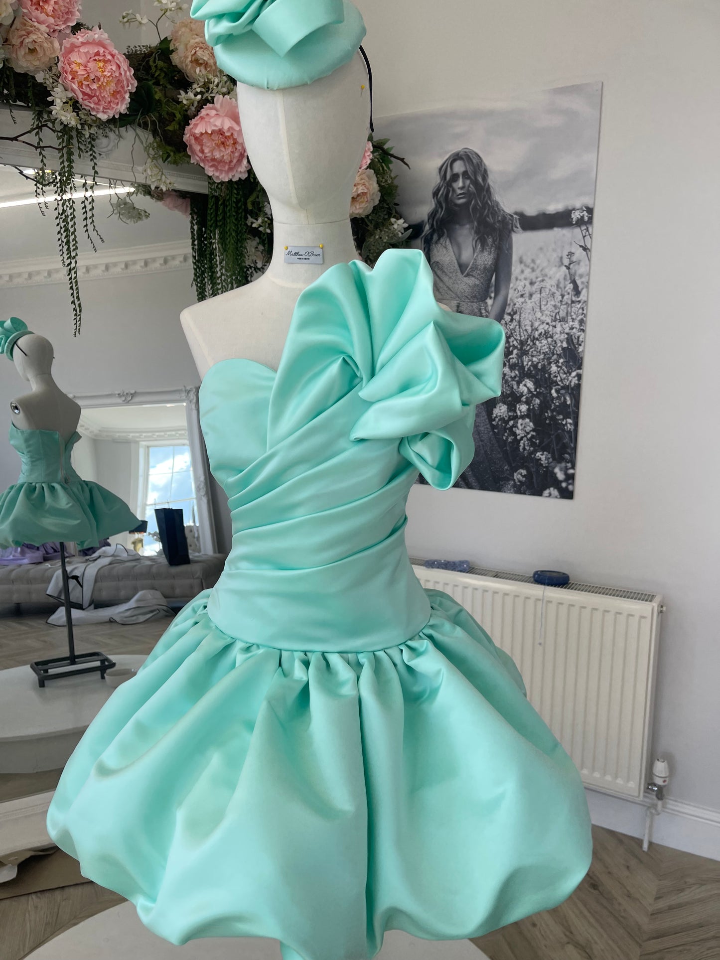 Mint Green Ruffle Dress